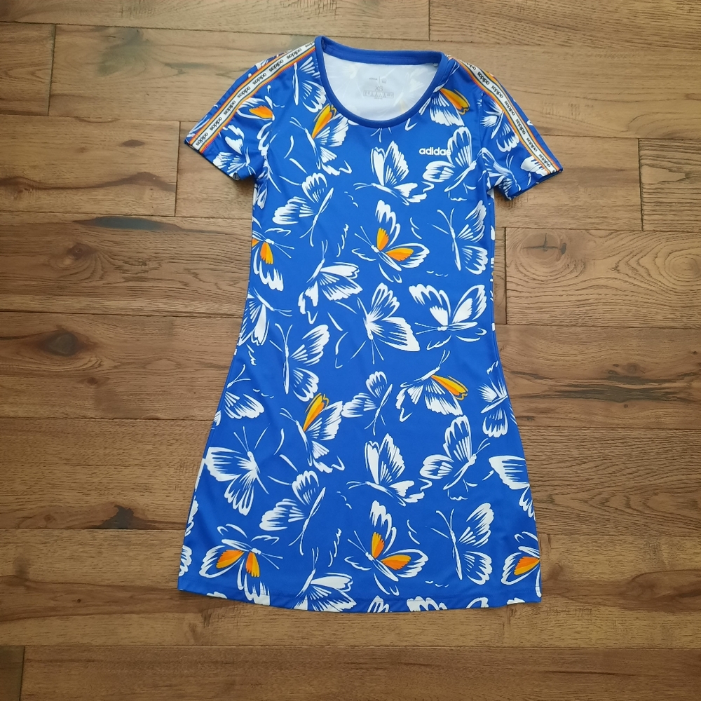 Farm Rio Adidas Athletic Sporty Mini Dress